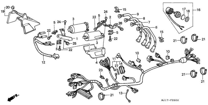 Harness wire