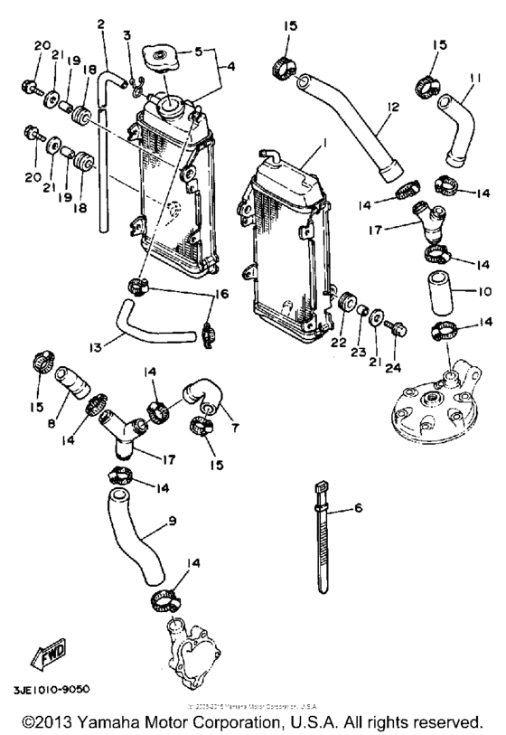 Radiator - hose