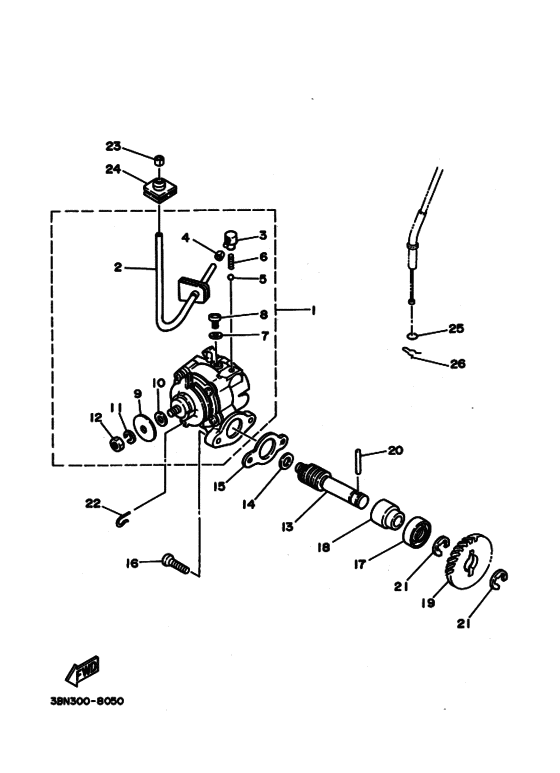 TDR125 Маслонасос