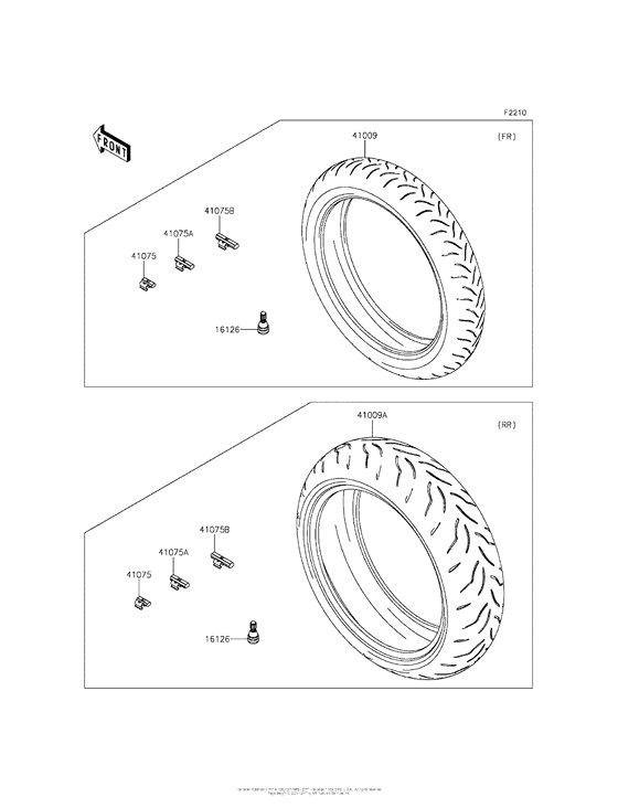 ZX1000 Покрышки