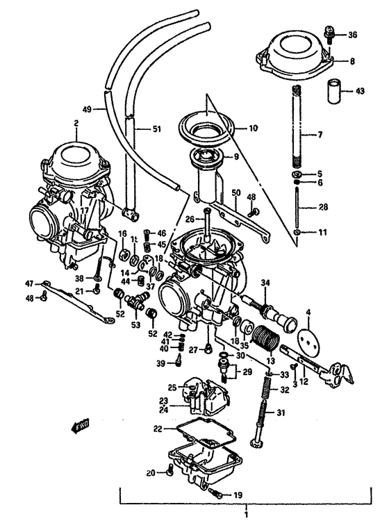Carburetor assy