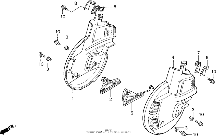Front wheel cover