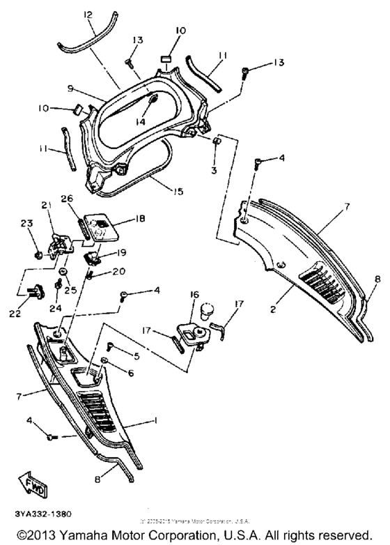 FJ1200BC Обтекатели