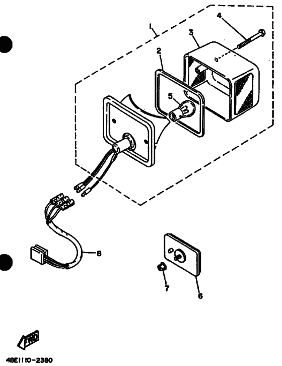Taillight unit ass`y