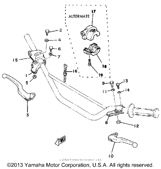 Handle switch - lever
