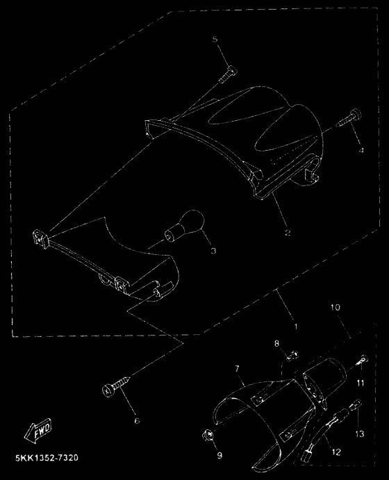 Taillight unit ass`y