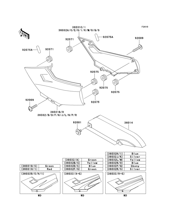 Side covers/chain cover(1/2)
