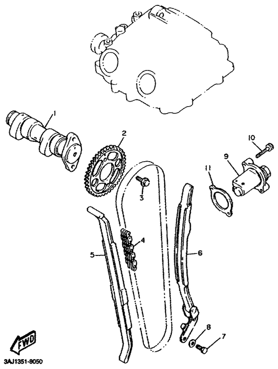 Camshaft. chain
