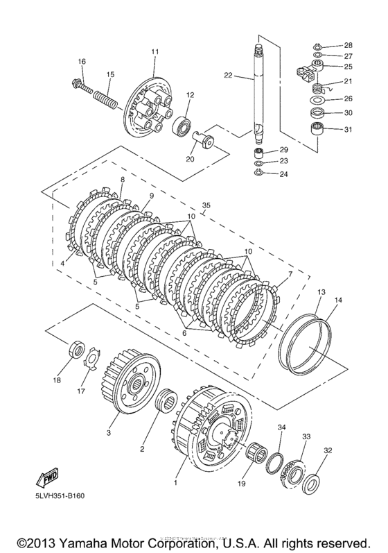 FZS1000SPR Сцепление