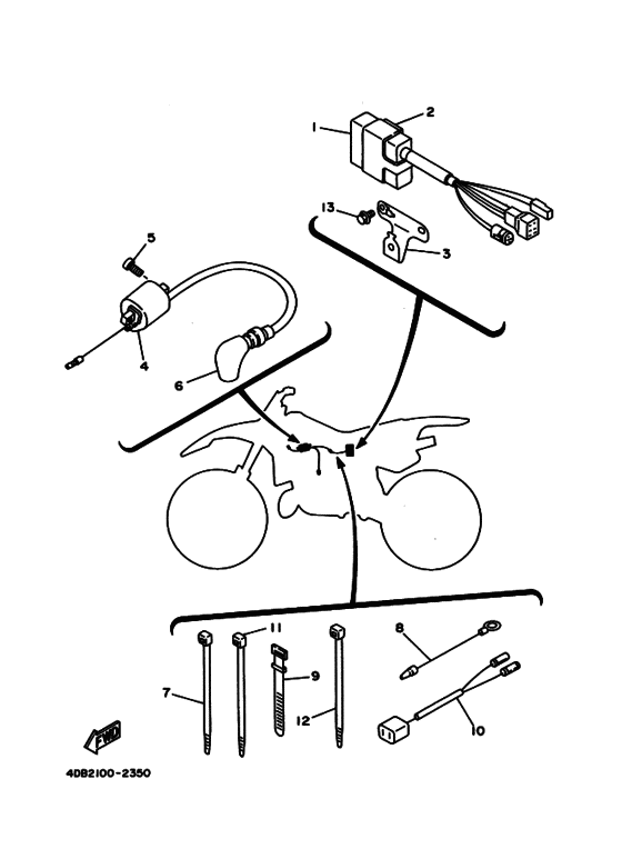 YZ125 YZ125D Equipo electrico