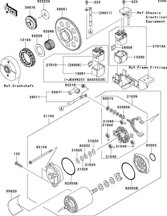 VN900 Стартер