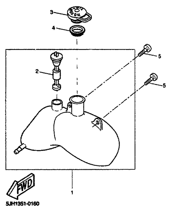 EW50 Бак масляный