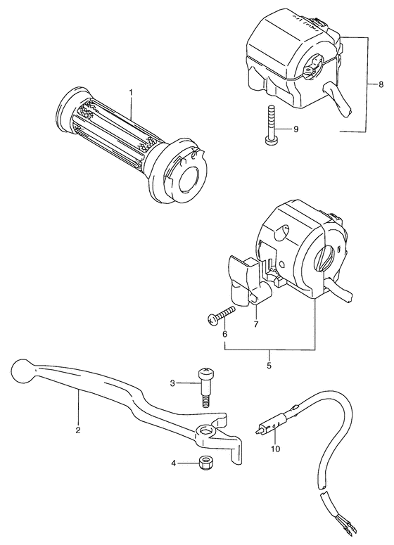 Right handle switch