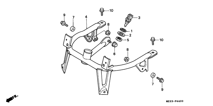 GL1500A Кронштейн крепления 