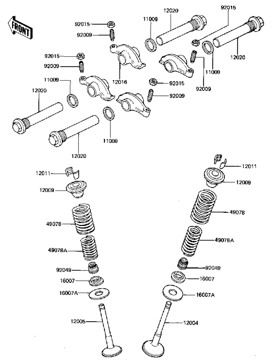 Rocker arms/valves
