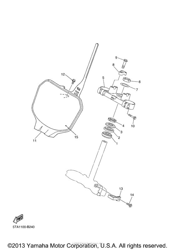 YZ250FR Управление