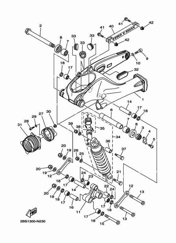 Rear arm & suspension
