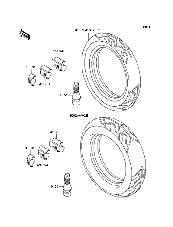 ZX900 Покрышки