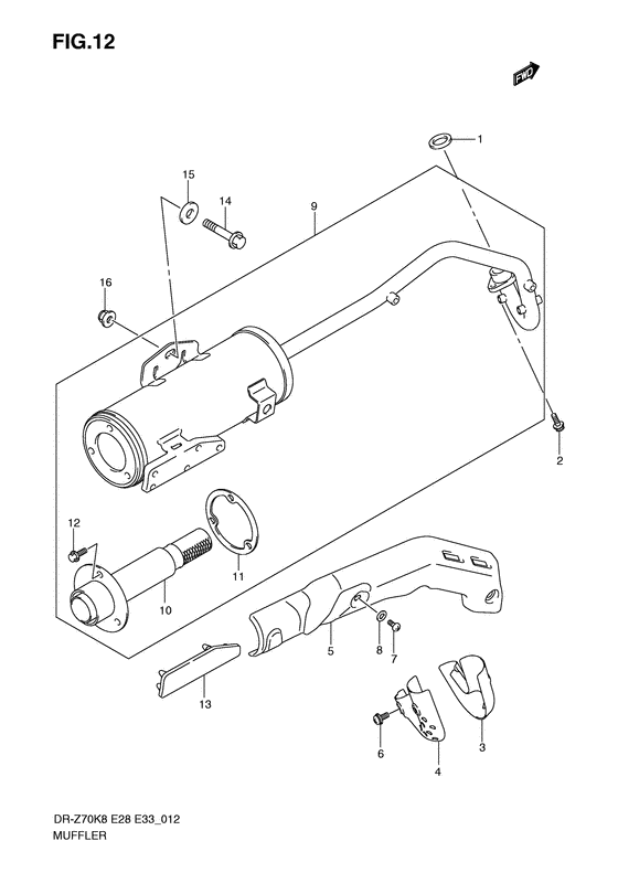 Muffler comp
