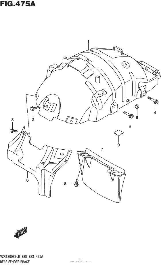 Rear Fender Brace