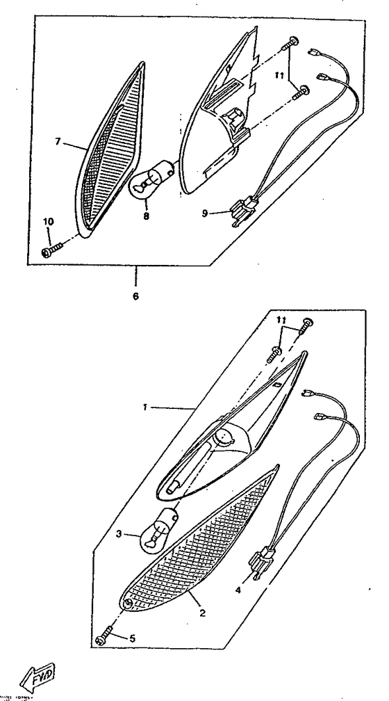 CW50RSX Поворотники