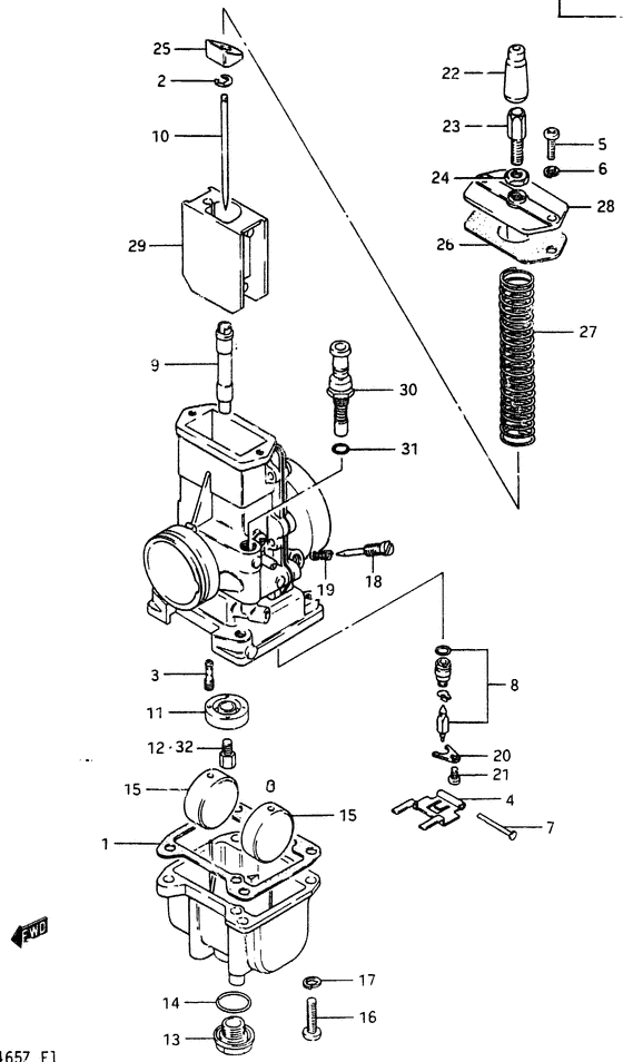 Carburetor assy