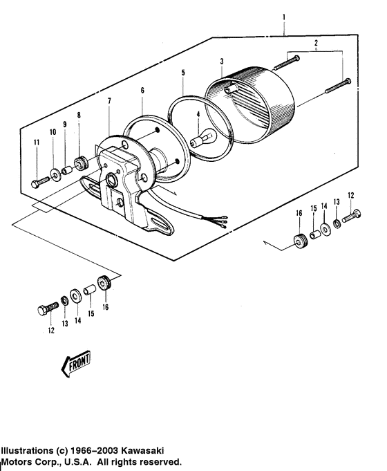 Taillight unit ass`y