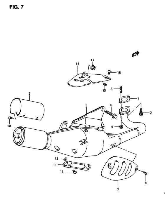 Muffler comp