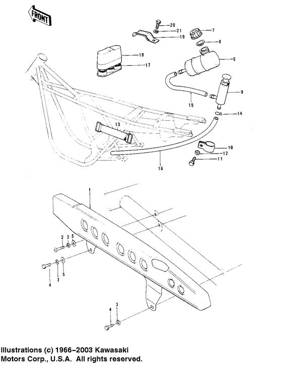 Chain oiler/chain cover