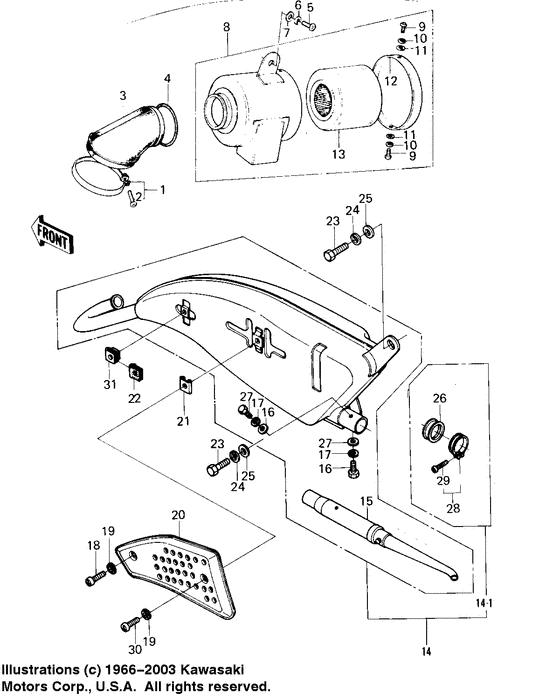 Air cleaner/muffler