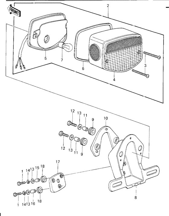 Taillight unit ass`y