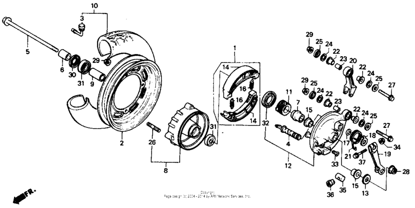 Front wheel 87