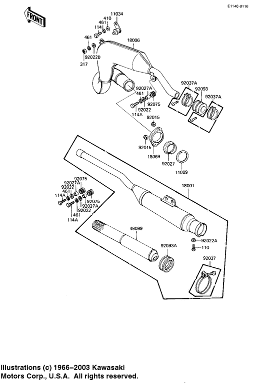 Muffler comp