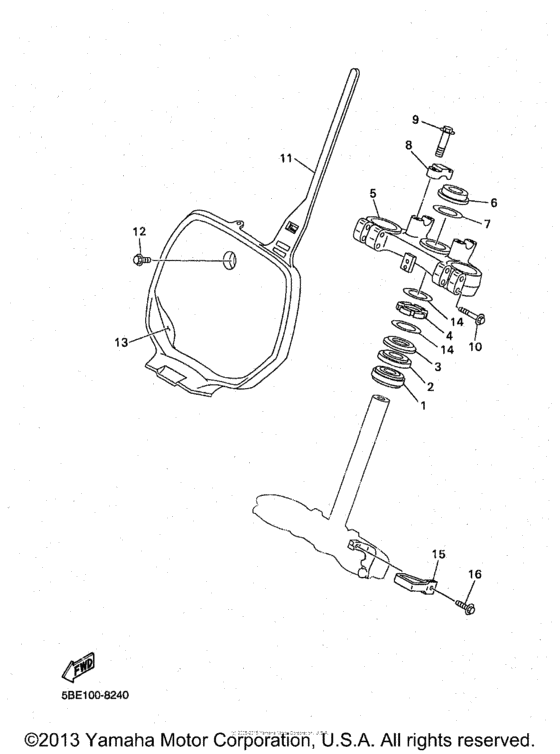 YZ400FK Управление