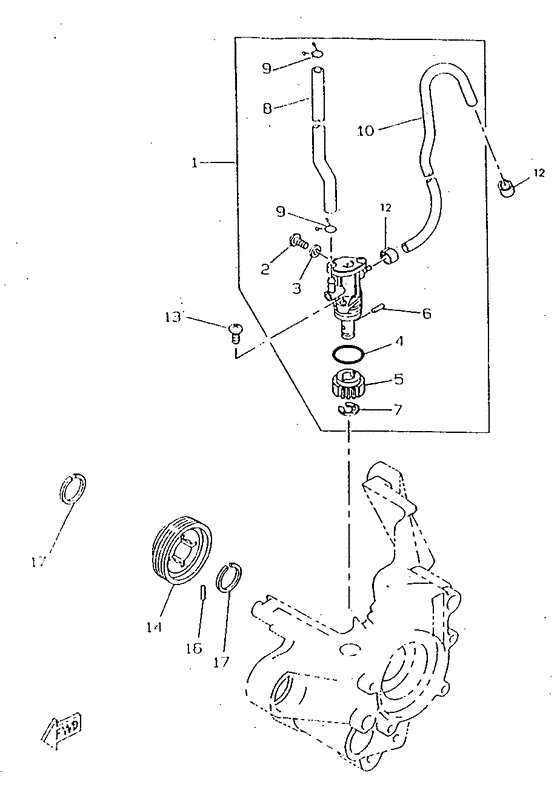 CW50RSX Масляный насос