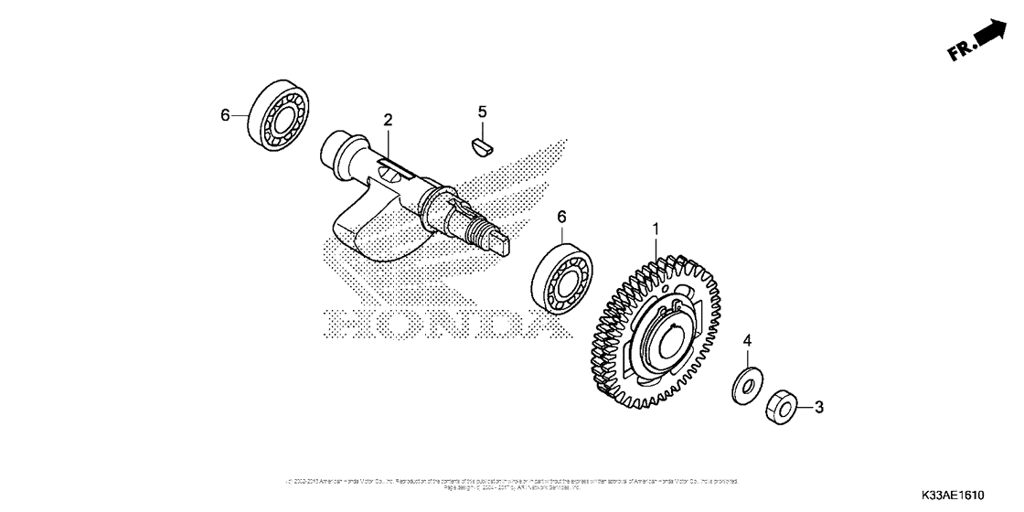 CB300F Балансирный вал