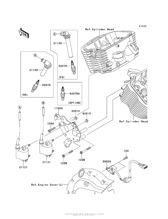 VN900 Система зажигания