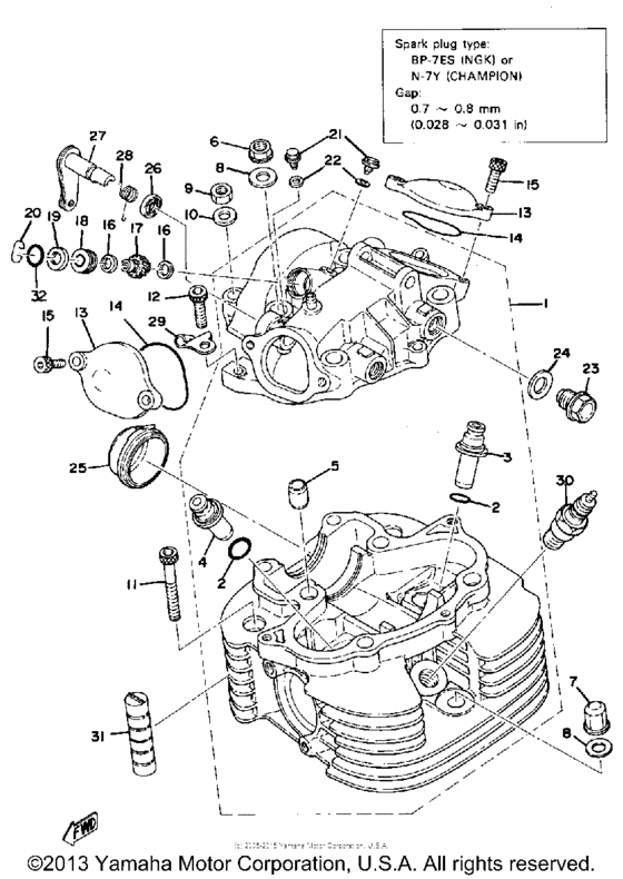 Cylinder head - cylinder head cover