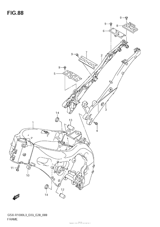 Frame (Gsx-R1000L3 E33)