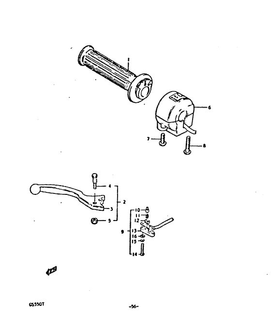 Right handle switch