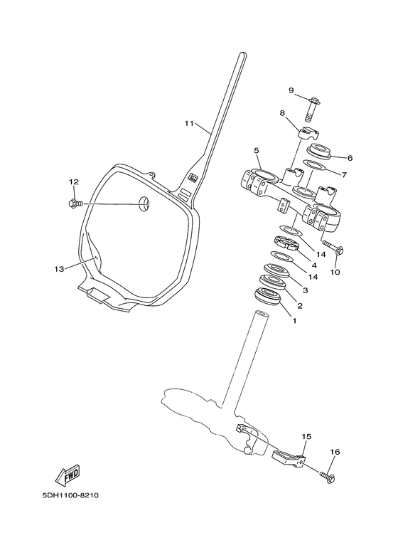 WR250Z Управление