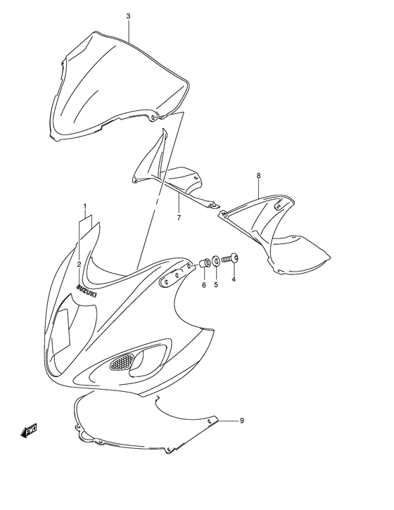 Cowling body
