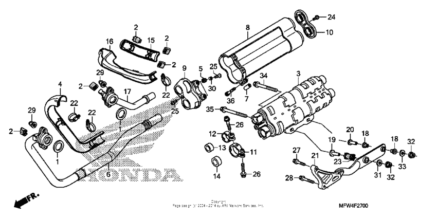 VT1300CS (ABS) Глушитель