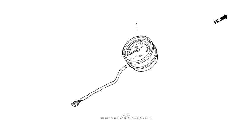 CB50 Спидометр