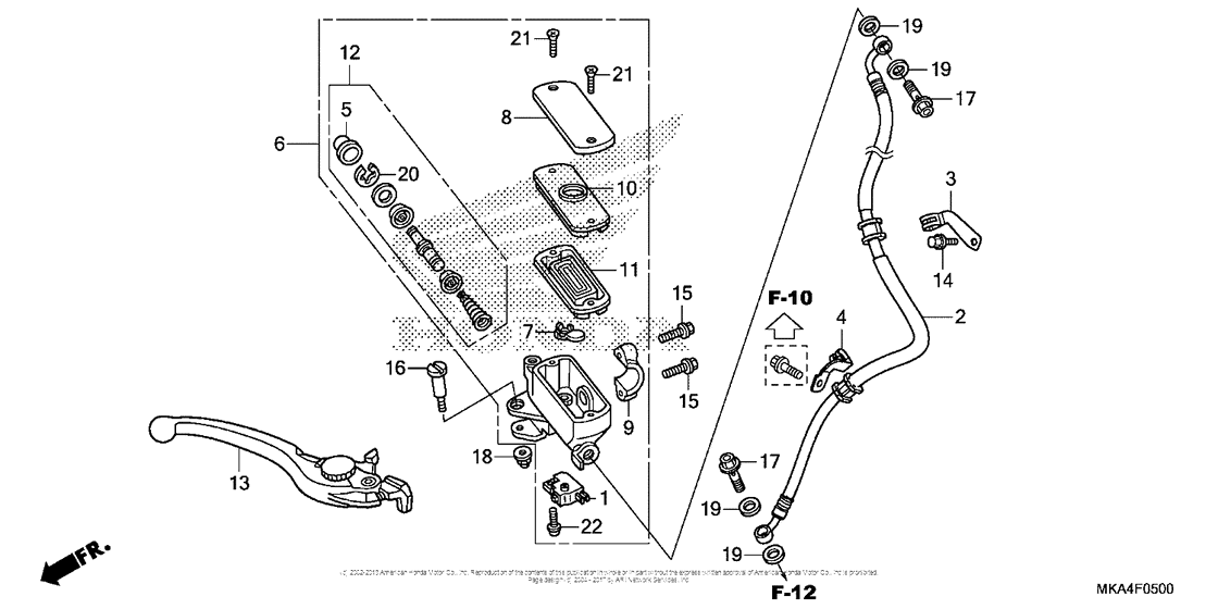 Front Brake Master Cylinder (1)