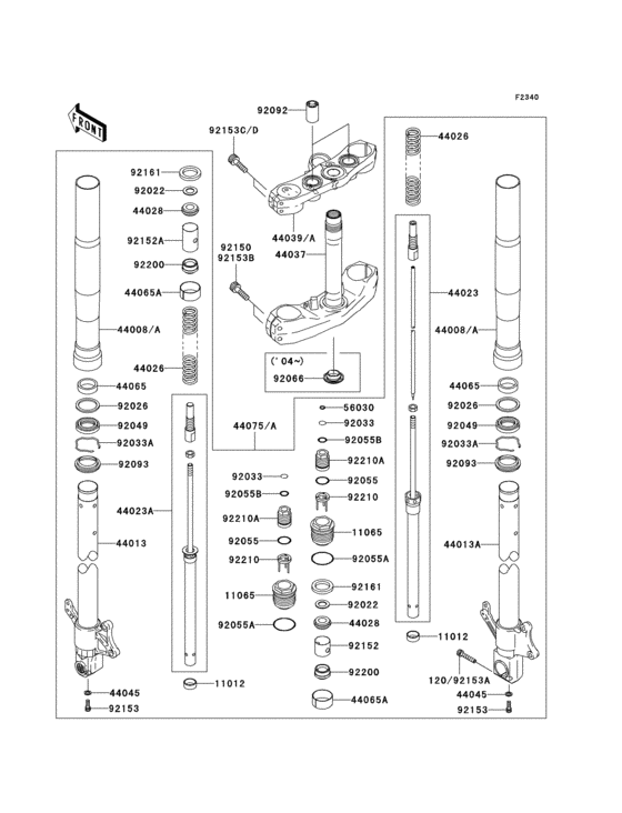 Front fork(1/2)