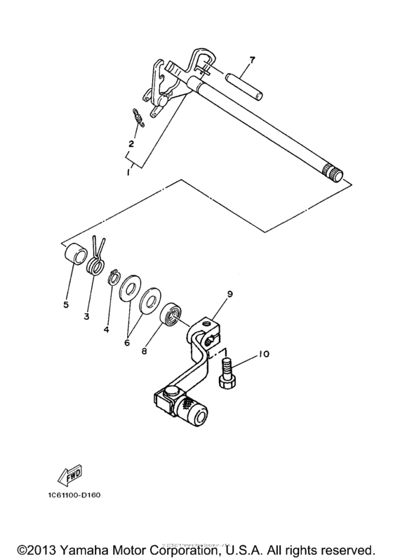 TTR230V Переключение скоростей