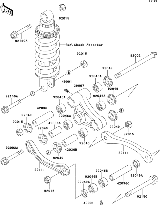 ZX500 Подвеска