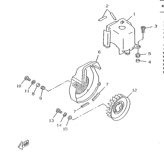 CW50RS Кожух вентилятора