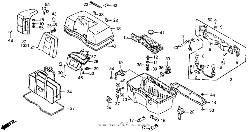 A/i rear trunk 86-87